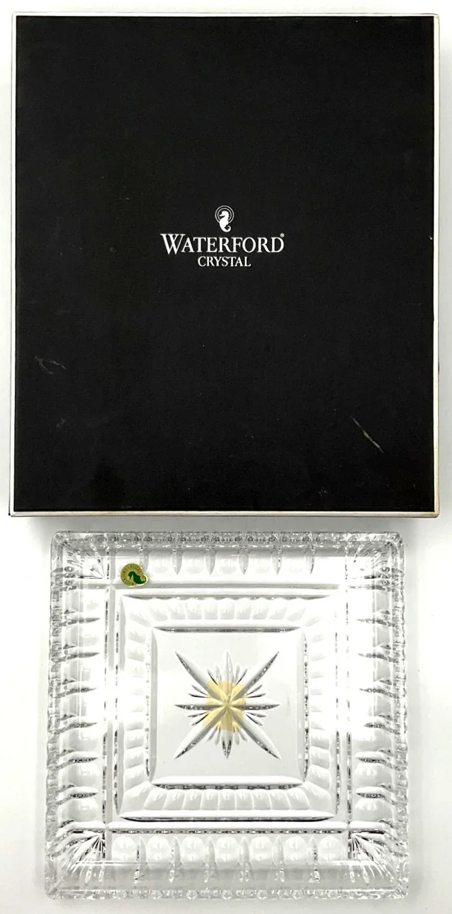 Waterford Grafton Street O'Connell Lead Crystal Tray 10